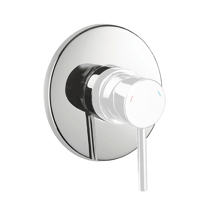 IVT SMALL ROUND FACEPLATE CHROME